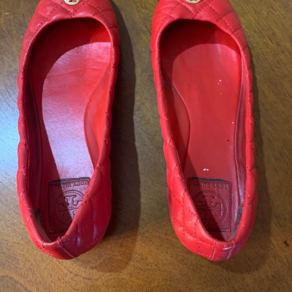 COPY - Beautiful red Tory Burch Kaitlin quilted ballet flats - Picture 13 of 13
